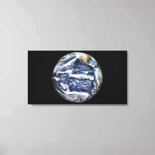 Lienzo La vista de la tierra llena se centró sobre Oc