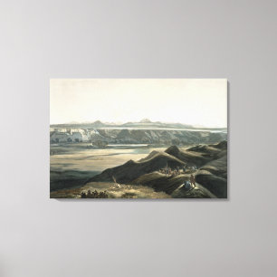 Lienzo La vista de las montañas rocosas, platea 44 de