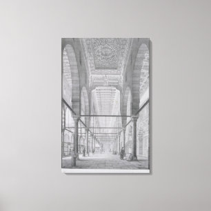 Lienzo La vista del santuario de la mezquita de Moyed,