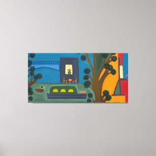 Lienzo La vista desde mi antiguo estudio 2011