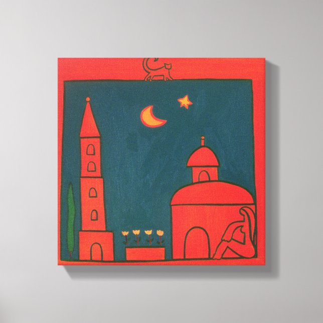 Lienzo La vista desde Santo Spirito 2002 (Anverso)