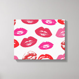 Lienzo Labios de Kissable (Labios de Besado, Labios Rojos