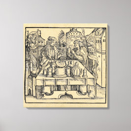 Lienzo Laboratorio Alquimista Real