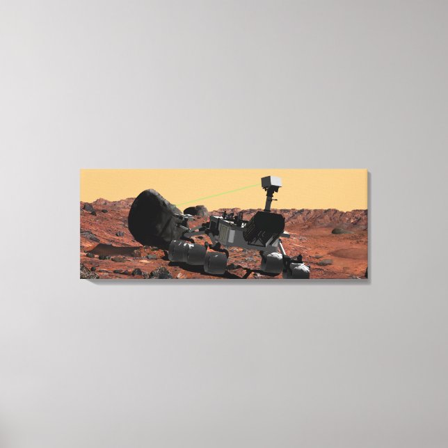 Lienzo Laboratorio Científico Mars 3 (Anverso)