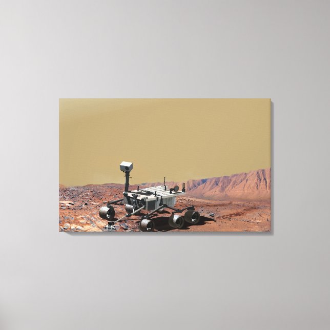 Lienzo Laboratorio Científico Mars 3 (Anverso)