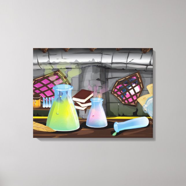 Lienzo Laboratorio de Ciencias (Anverso)