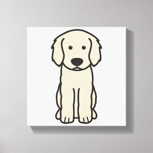 Lienzo Labradoodle Dog Personalizado (Anverso)