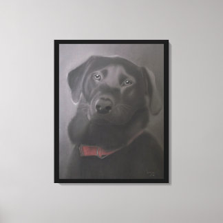 Lienzo Labrador Recuperador Amor 24"x30"