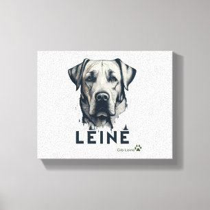 Lienzo Labrador Recuperador - naturaleza para los amantes