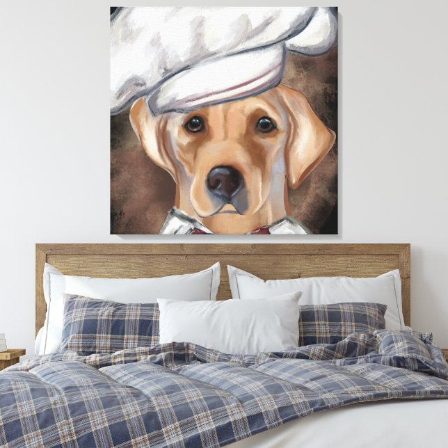 Lienzo Labrador Retriever  Canvas Print (Insitu(Dormitorio))