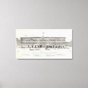 Lienzo Lado oeste Bush de Montgomery y pino