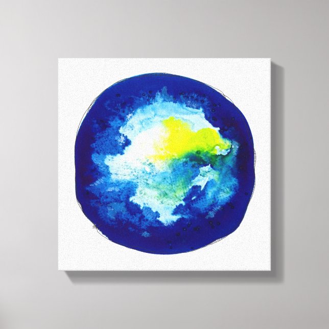 Lienzo Lado oscuro de la luna (Anverso)