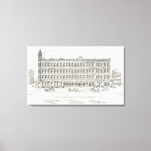 Lienzo Lado sur Davis del pino y frente