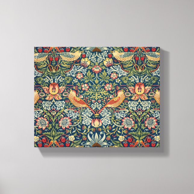 Lienzo Ladrón de fresa por William Morris (Anverso)