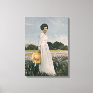 Lienzo Lady Bird Johnson - Aaron Shikler (1978)