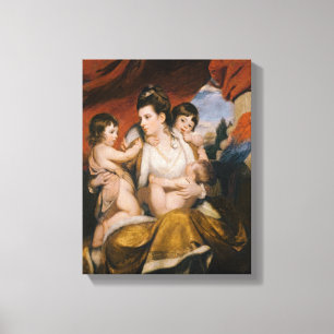 Lienzo Lady Cockburn y sus tres hijos mayores, 1773