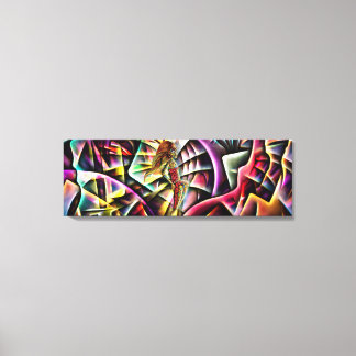 Lienzo Lady Fractal, la abstracta princesa de la tierra f