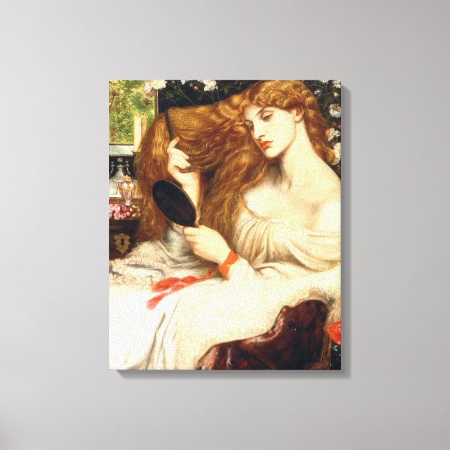 Lienzo Lady Lilith (Belleza asombrosa con el cabello larg (Anverso)