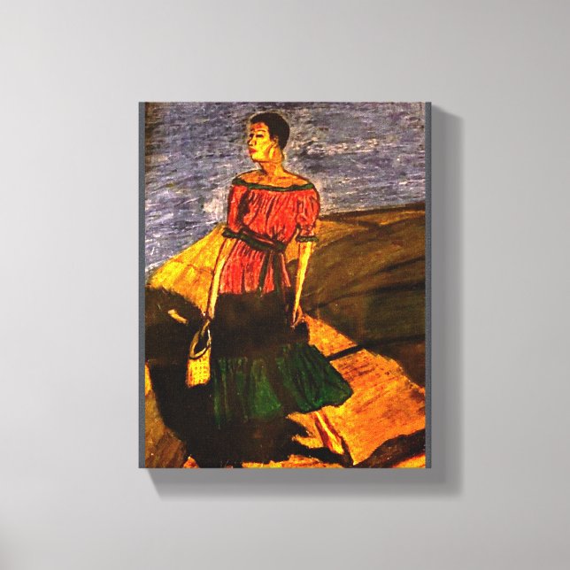 LIENZO LADY ON DECK CANVAS IMINT (Anverso)