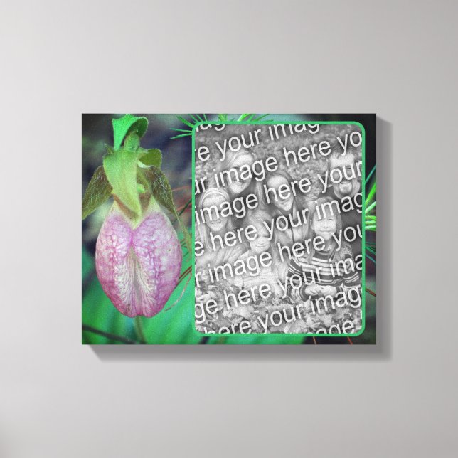 Lienzo Lady Slipper Orchid Crea tu propia foto (Anverso)