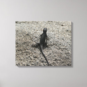 Lienzo Lagarto Negro