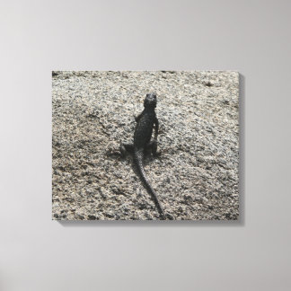 Lienzo Lagarto Negro