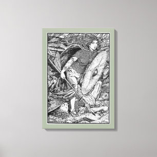 Lienzo Lagertha Shield Maiden