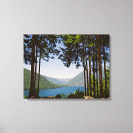 Lienzo Lago Cushman en verano