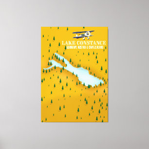 Lienzo Lago de Constanza Alemania, Austria y Suiza