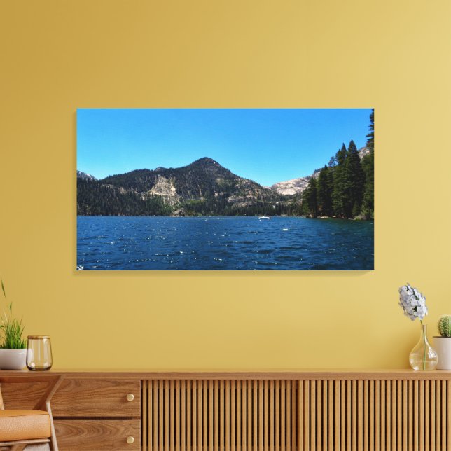 Lienzo Lago de la Bahía Esmeralda Tahoe (Insitu (Sala de estar))