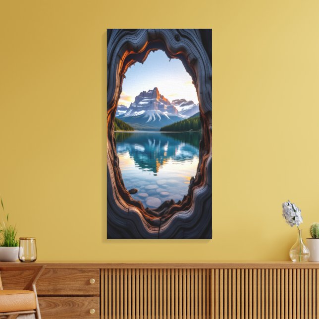 Lienzo  Lago de montaña  (Insitu (Sala de estar))