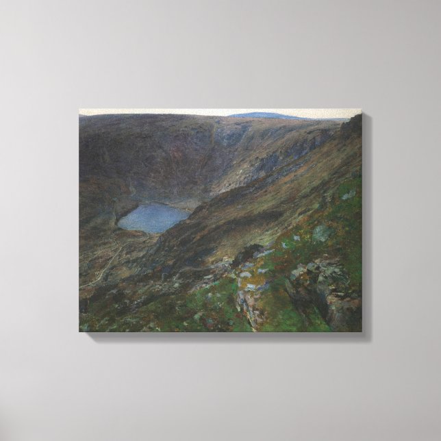 Lienzo Lago de montaña en las montañas gigantes, 1896 2 (Anverso)