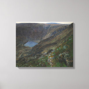 Lienzo Lago de montaña en las montañas gigantes, 1896 2