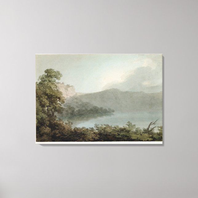 Lienzo Lago de Vico entre Roma y Florencia, 1783 (grap (Anverso)