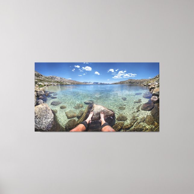 Lienzo Lago Desolación - Sierra (Anverso)