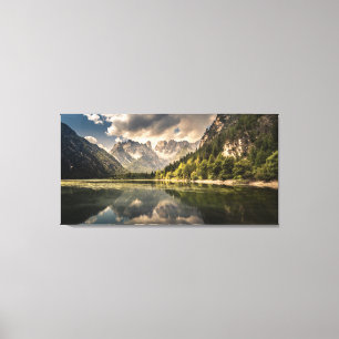 Lienzo Lago Di Landro Dürrensee, Italia