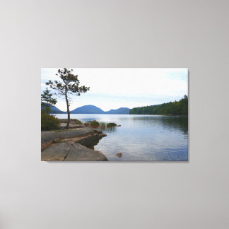 Lienzo Lago Eagle en el Parque Nacional Acadia