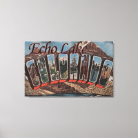 Lago Echo, Colorado - Escenas de letras grandes