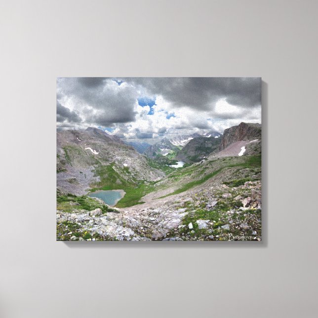 Lienzo Lago Half Moon - Weminuche Wilderness - Colorado (Anverso)
