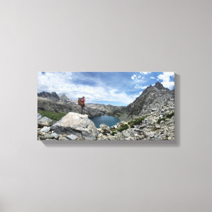 Lienzo Lago Iceberg - Silvestre Ansel Adams - Sierra