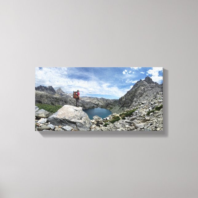 Lienzo Lago Iceberg - Silvestre Ansel Adams - Sierra (Anverso)