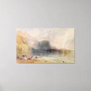 Lienzo Lago joseph Mallord Guillermo Turner el   Keswick,