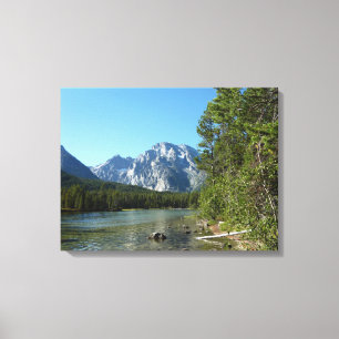 Lienzo Lago Leigh en el Parque Nacional de Grand Teton