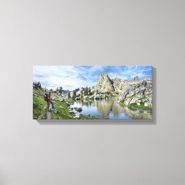 Lienzo Lago Minaret - Silvestre Ansel Adams - Sierra (Anverso)