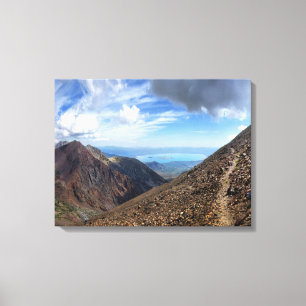 Lienzo Lago Mono desde el paso máximo de Koip - Sierra