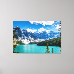 Lienzo Lago Moraine, Parque Nacional Banff