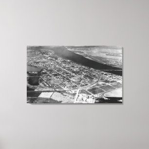 Lienzo Lago moses, opinión aérea de WA de la fotografí