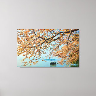 Lienzo Lago Oeste en Hangzhou, China Stretched Canvas Pri