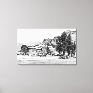 Lienzo Lago PhotographCrater de la casa de campo del lago