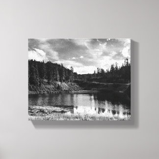 Lienzo Lago Picture en las Cascadas del Norte